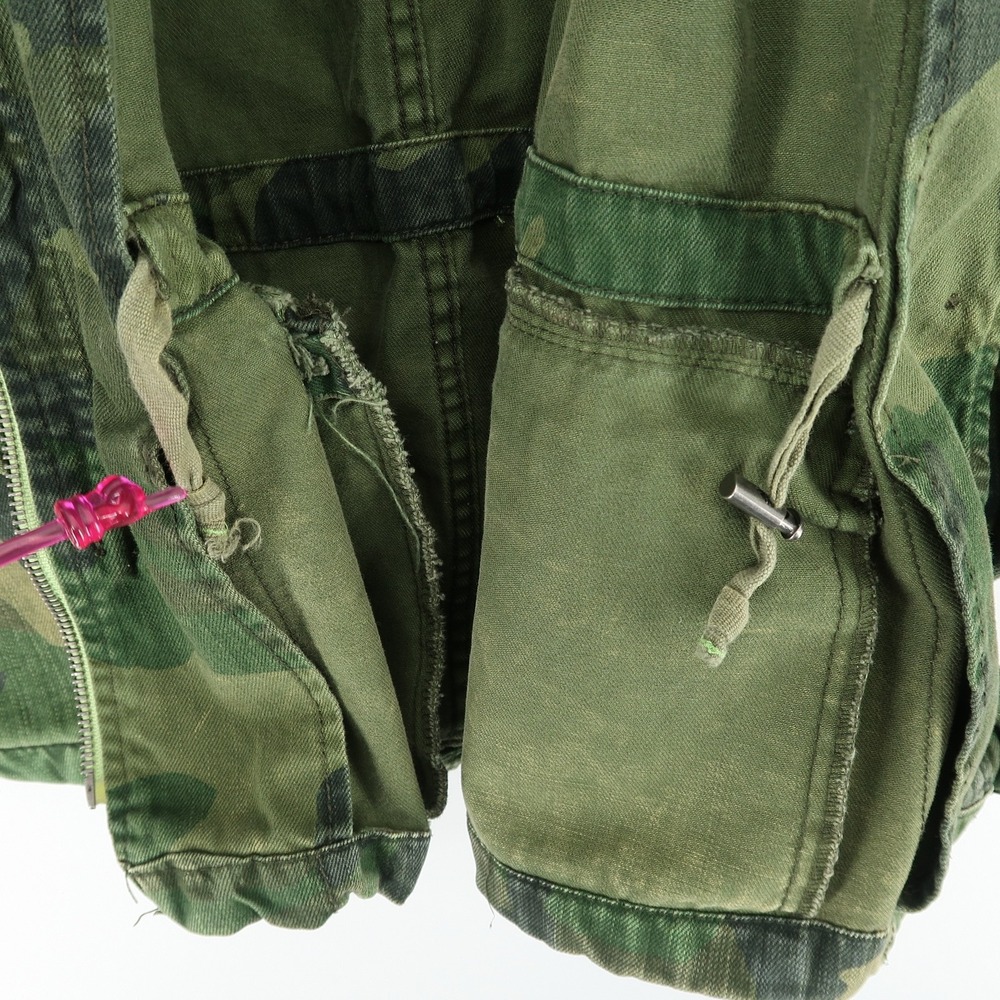 Free People Seize The Day Jacket Womens Medium Green Camo Utility Military - Picture 4 of 9